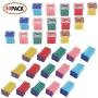 30 pc Automotive Combination LOW and TALL/STD PROFILE JCASE Box Shaped Assortment Fuse Kit for Ford, Chevy/GM, Nissan, and Toyota Pickup Trucks, Cars and SUVs
