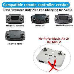 Hanatora Micro-AB to USB C 8.14 Inch Remote Controller Cable for DJI Mavic Mini/Mavic 2 Pro/Mavic 2 Zoom/Mavic Air/Mavic Pro Platinum,OTG Nylon Braided Type c Tablet Data Cord (Type-C Connector)