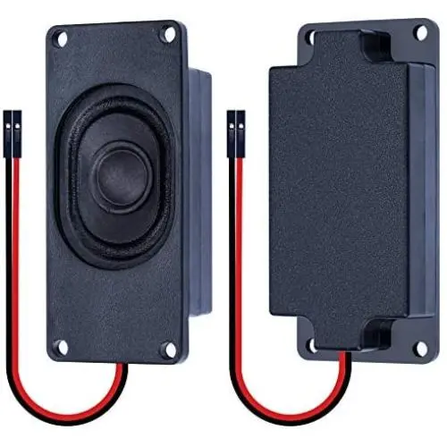 CQRobot Speaker 3 Watt 4 Ohm Compatible with Arduino Motherboard, 2.54mm Dupont Interface. It is Ideal for a Variety of Small Electronic Projects.