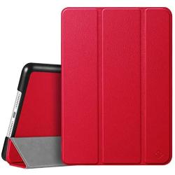 Fintie Case for New iPad 8th Gen (2020) / 7th Generation (2019) 10.2 Inch - Lightweight Slim Shell Standing Hard Back Cover with Auto Wake/Sleep Feature, Red