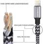 iPhone Charger, JAHMAI Nylon Braided Lightning Cable 3Pack 6ft Fast Charging High Speed Data Sync Cord Phone Connector Compatible with iPhone 11 Pro Max XS MAX XR XS X 8 7 Plus 6S 6 SE for iPad Table