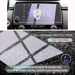 2021 Updated CDEFG Car Screen Protector Center Control Touch Screen Car Navigation Touchscreen Protector for 2018 2019 2020 2021 CRV EX EX-L Touring Tempered Glass (7-Inch) (Blue)