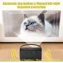 Video Projector TOUMEI V7, 3D DLP Link Android 6.0 Smart Projector 600ANSI 4500 Lumens Keystone Correction WiFi Mirroring for iPhone iPad Android Support 4K Input HDMI/USB/TF 2G ROM 16G Flash