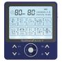 10 Modes Best Muscle Stimulator tens EMS nmes Unit Machines Electric Electronic Pulse Massagers for Back Neck Shoulder Knee Legs Body Pain tmj Replacement Pads HealthmateForever PRO10AB2C (Blue)