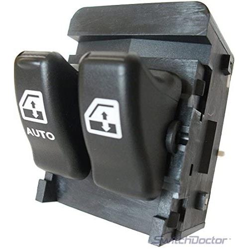 SWITCHDOCTOR Window Master Switch for 1997-2005 Pontiac Montana (Black Buttons)