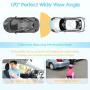 Backup Camera, 18.5mm Rear View Camera 170° View Angle, 12V CCD Reverse Camera with Parking Guidelines Mirror Image Night Vision Waterproof Parking Camera for 12V Car Mini-Truck RV SUV Minivan Camper