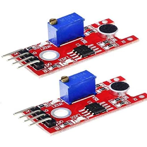 Leyal 2PCS Smart Electronics KY-038 4pin Mini Voice Sound Detection Sensor Module Microphone Transmitter for arduino DIY KIT
