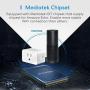 Meross WiFi Smart Plug Mini, 16 Amp & Reliable WiFi Connection Powered by Mediatek Chipset, Support Alexa, Google Assistant and SmartThings, Remote Control, Timer, Occupies Only One Socket, 4 Pack