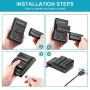 Neewer NP-F550 Battery Charger Set for Sony NP F970,F750,F960,F530,F570,CCD-SC55,TR516,TR716,and More (2-Pack Replacement Battery, Dual Slot Charger)