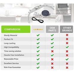 WE49X20697 Dryer Bearing Repair Kit Premium Replacement Part by Canamax - Compatible with GE Dryers - Replaces WE12M29 WE09X20441 PS960316 WE1M1067 WE1M504 WE1M1067