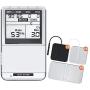 iSTIM EV-805 TENS EMS 4 Channel Rechargeable Combo Machine Unit - Muscle Stimulator + Back Pain Relief and Management- 24 Programs/Backlit (Including Electrodes Pads)
