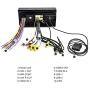 Double Din Android 9.1 Car Radio 7 TFT Touch Screen GPS Navigation 1G+16G Indash Car Stereo Support Bluetooth FM WiFi Steering Wheel Control Dual USB + 12 LEDs Rear View Camera
