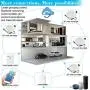 Smart LED Recessed Downlight with Touchscreen Smart Switch & Smart Bridge, FVTLED 10pcs Wireless Bluetooth Mesh 9W 4 inch 700LM 2700K-6500K Dimmable RGBWC Multicolor Color 5 in 1 Ceiling Spotlight