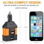 Ampeak 100W Car Power Inverter DC 12V to 110V AC Converter with 2.1A USB Car Adapter