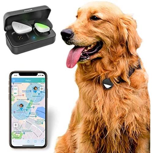 PetFon Pet GPS Tracker, No Monthly Fee, Real-Time Tracking Collar Device, APP Control For Dogs And Pets Activity Monitor