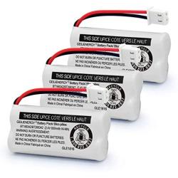 GEILIENERGY Replacement Battery BT166342 / BT266342 BT183342/BT283342 BT166342/BT266342 Compatible for Vtech AT&T Cordless Telephones CS6114 CS6419 CS6719 EL52300 CL80111(Pack of 3)