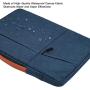 11.6-12.9 Inch Waterproof Laptop Case for Asus VivoBook 11, Dell XPS 13 9300 7390, Acer R11 Chromebook, Lenovo Yoga 11e,HP Asus Samsung Chromebook Protective Tablet Bag(Blue)