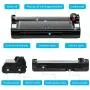 Goplus Laminator Machine, A4 Thermal Laminating Machine with 25 Pouches, Paper Trimmer, Corner Rounder, 9 Inches Personal Laminator for Home School Office, Small Hot Cold Lamination Machine
