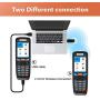 JRHC Barcode Scanner 1D by trohestar, Wireless Inventory Scanner Portable Data Collector, Handheld Data Terminal Inventory Device with 2.8 inch TFT Color LCD Screen