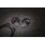 SureFire EP4 Sonic Defenders Plus filtered Earplugs, triple flanged design, reusable, Black, Medium