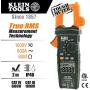 Klein Tools CL600 AC/DC Auto-Ranging 600 Amp Digital Clamp Meter - Standard AC Current