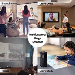 Puppy Hachi Infinite M1-Infinite Magic Box, All-in-One Immersive Smart Home Ecosystem, Smart Projector for Home&Office&Kids and Entertainment, Android Mini Projector,Portable HD Smart Touch Projector