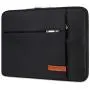 Lacdo 11 Inch Chromebook Case Laptop Sleeve for MacBook Air 11.6-inch, Surface Pro X 7 6 5, 11.6'' Samsung HP Acer Chromebook R11 Asus C202 C330 Protective Notebook Tablet Bag, Water Resistant, Black