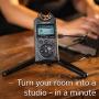 Tascam DR-40X Four-Track Digital Audio Recorder and USB Audio Interface, Black
