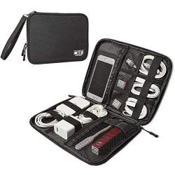 Electronic Organizers Travel Cable Storage, Electronics Accessories Cases for Cable, Charger, Phone, USB, SD Card