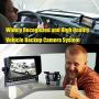 Backup Camera for Trailer, VECLESUS VMST Trailer Backup Camera Kit, 7” Wide Screen, Night Vision, Waterproof, 33ft+ 66ft Extension Cord + Detachable Trailer Connector Kit for Truck RV Camper Trailer