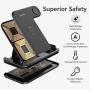 EVIGAL 4 in 1 Wireless Charger, Qi-Certified Fast Charging Station Compatible Apple Watch & AirPods & Apple Pencil, iPhone12/11/11Pro/11Pro Max/X/XS/XS Max/XR/8/8Plus, Samsung (with QC3.0 Adapter)