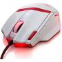 Redragon M801 PC Gaming Mouse LED RGB Backlit MMO 9 Programmable Buttons Mouse with Macro Recording Side Buttons Rapid Fire Button for Windows Computer Gamer (Wired, White)