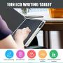 Aibecy 10in LCD Electronic Memo and Writing Tablet for Elderly and Children Write to Communicate Portable Intelligent Blackboard with Leather Case