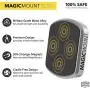 SCOSCHE MEVSR MagicMount Elite Magnetic Vent Mount for Car, Silver