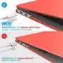 IBENZER New 2020 MacBook Air 13 inch Case M1 A2337 A2179 A1932 Plastic Hard Shell Case with Keyboard Cover for Apple Mac Air 13 Retina Display with Touch ID (2018-2020), Coral Orange, MMA-T13LCOR+1
