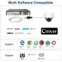 Anpviz 5MP PoE IP Dome Camera with Microphone, Audio, IP Security Camera Outdoor Night Vision 98ft Weatherproof IP66 Indoor Outdoor ONVIF Compaliant Wide Angle 2.8mm, #IPC-D250W-S