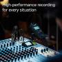 Tascam DR-40X Four-Track Digital Audio Recorder and USB Audio Interface, Black
