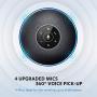 Bluetooth Speakerphone - Conference Speaker for 5-8 People Business Conference Phone 360º Voice Pickup 4 AI Microphone Self-Adaptive Conference Call Speaker Skype USB Speakerphone