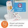 VTech SN5127 Amplified Cordless Senior Phone System with 90DB Extra-Loud Visual Ringer, Big Buttons & Large Display