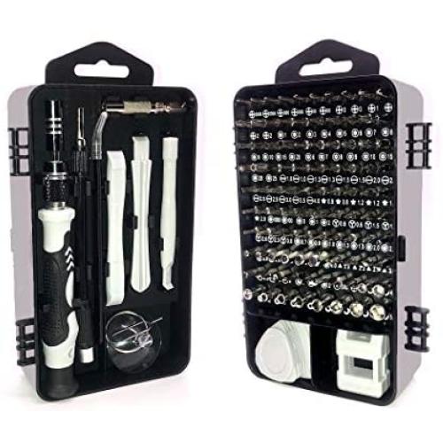 IYNOVA 117 in 1 Precision Screwdriver Set Magnetic - Portable Triwing Screwdriver Set - Magnetic Screwdriver Bit Set with Tweezers & Extension Shaft - iPhone Repair Tool Kit - Laptop Repair Tool Kit