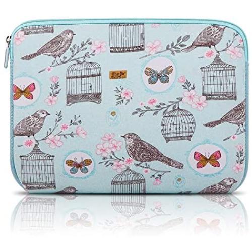 Arvok 11-12 Inch Laptop Sleeve Multi-Color & Size Choices Case/Water-Resistant Neoprene Notebook Computer Pocket Tablet Briefcase Carrying Bag/Pouch Skin Cover for Acer/Asus/Dell/Lenovo, Blue Bird