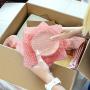 Fuxury Pink Anti-Static Bubble Pouches 7.5x7.5 Inch,2 Rolls 50 Packs Total Anti-Static Bubble Cushioning Wrap Pouch Bag Roll Bubble Bags Pouches