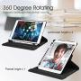 Fintie Rotating Case for New iPad 8th Gen (2020) / 7th Generation (2019) 10.2 Inch - [Built-in Pencil Holder] 360 Degree Rotating Smart Protective Stand Cover with Auto Sleep/Wake, Black