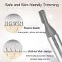 TOUCHBeauty Electric Eyebrow Trimmer 2 in 1 Portable Painless Instant Facial Precision Razor Multipurpose Washable Eyebrow Shaper Bikini Underarm Leg Body Hair Remover for Men Women