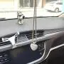 Car Mirror Pendant Charm Car Rear View Mirror Ornament with Tassel Bling Car Accessories Crystal Rhinestone Cute Car Decor Lucky Hanging Car Interior Decaration (Heart Shape)