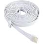 Extension Cable for Philips Hue LightStrip Plus Plus V3 version only (3 ft/1 m, 1 Pack, White)