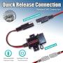 MOTOPOWER MP0609A 3.1Amp Motorcycle USB Charger Kit SAE to USB Adapter Phone GPS Charge On Motorcycle