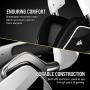 Corsair VOID RGB Elite Wireless Premium Gaming Headset with 7.1 Surround Sound - Discord Certified - Works with PC, PS5 and PS4 - White (CA-9011202-NA)