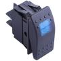ESUPPORT Car Marine Blue LED Toggle Switch Dash 4pin Pack of 5