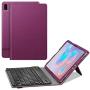Fintie Keyboard Case for Samsung Galaxy Tab S6 10.5'' 2019 (Model SM-T860/T865/T867), [Patented S Pen Slot Design] Folio Stand Cover with Removable Wireless Bluetooth Keyboard, Purple